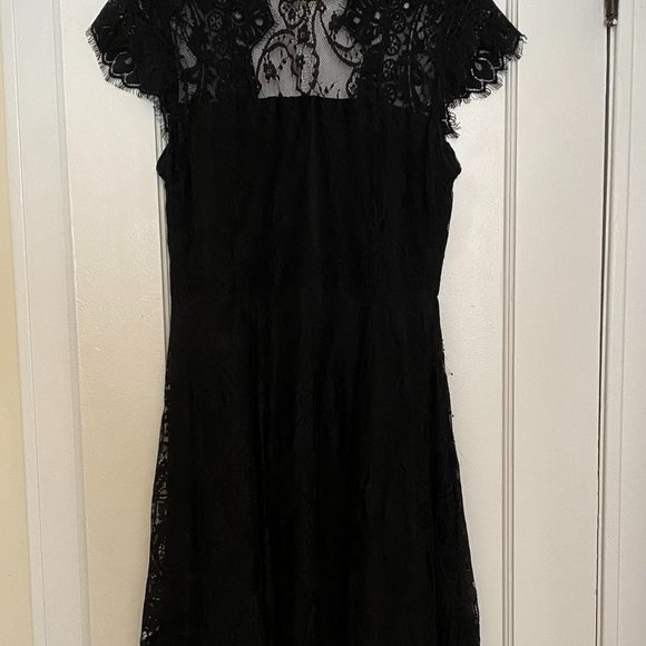 Black Lace Dress - Picture 3 of 5